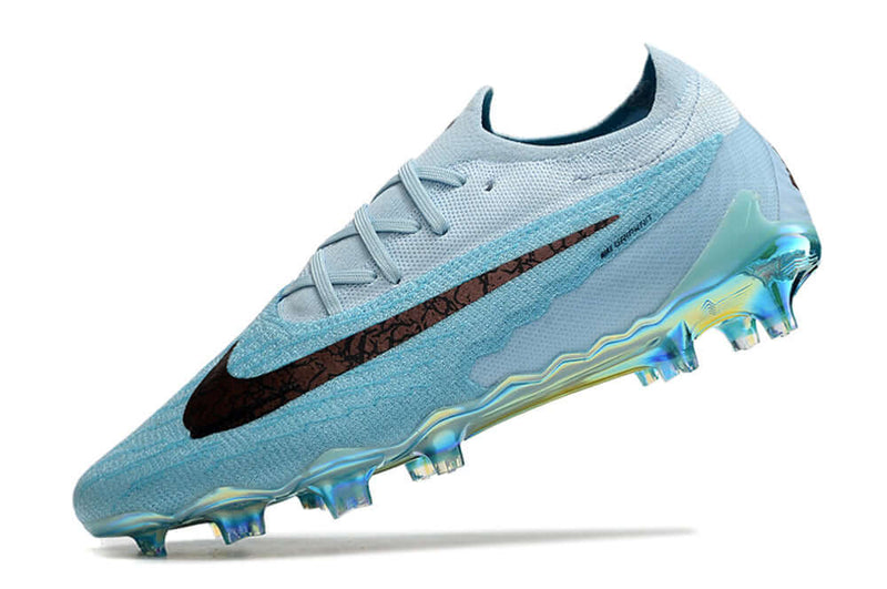 Precisão é com a Chuteira de Campo Nike Phantom GX Elite FG Azul na Farda de Boleiro, Garanta a qualidade de Jogadores Profissionais