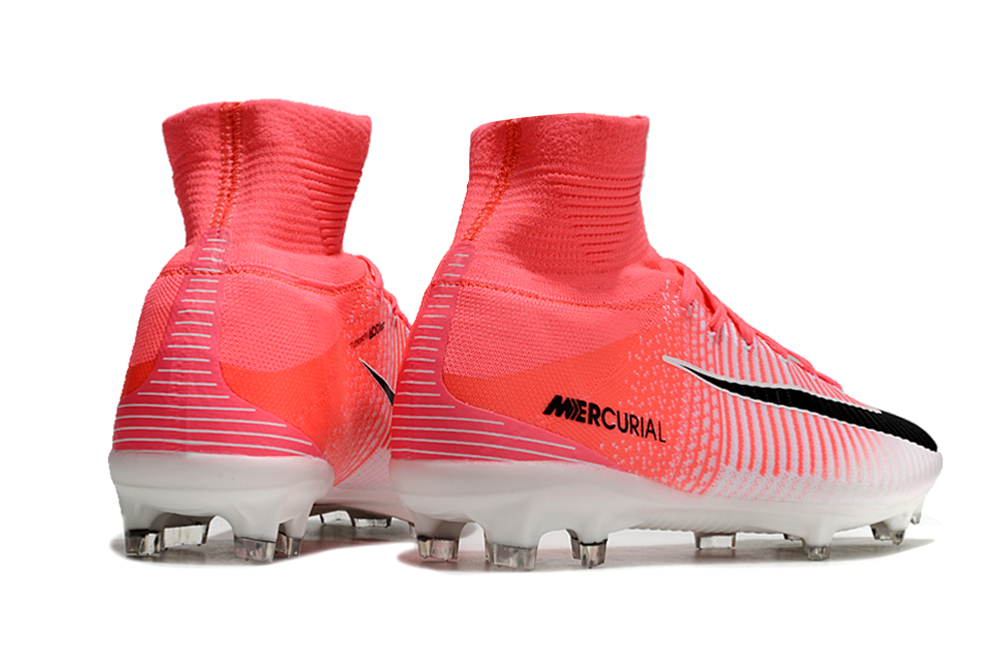 Nike Retro Mercurial Superfly 5 FG White and Pink Football Boots