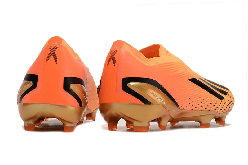 Velocidade é com Adidas X Speedportal+ FG Laranja "Heatspawn Pack" na Farda de Boleiro Garanta a qualidade de Jogadores Profissionais e Frete GRÁTIS!