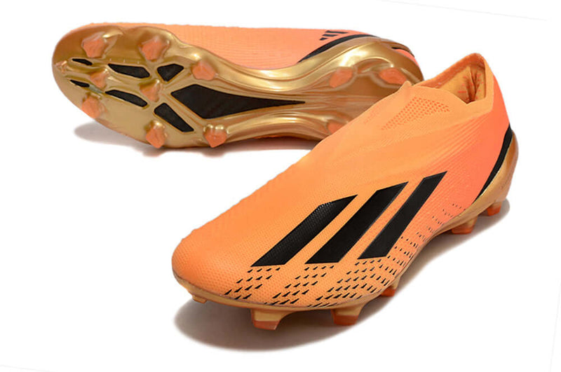 Velocidade é com Adidas X Speedportal+ FG Laranja "Heatspawn Pack" na Farda de Boleiro Garanta a qualidade de Jogadores Profissionais e Frete GRÁTIS!