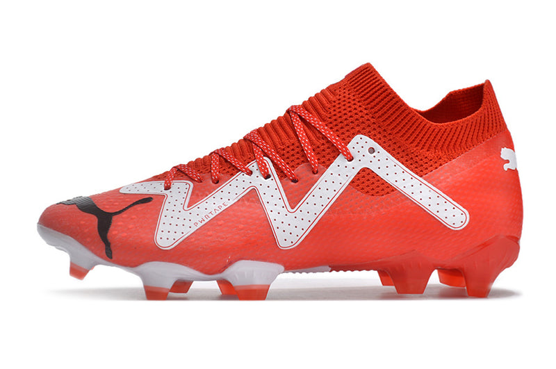 Puma Future Ultimate FG Red and White Football Boots