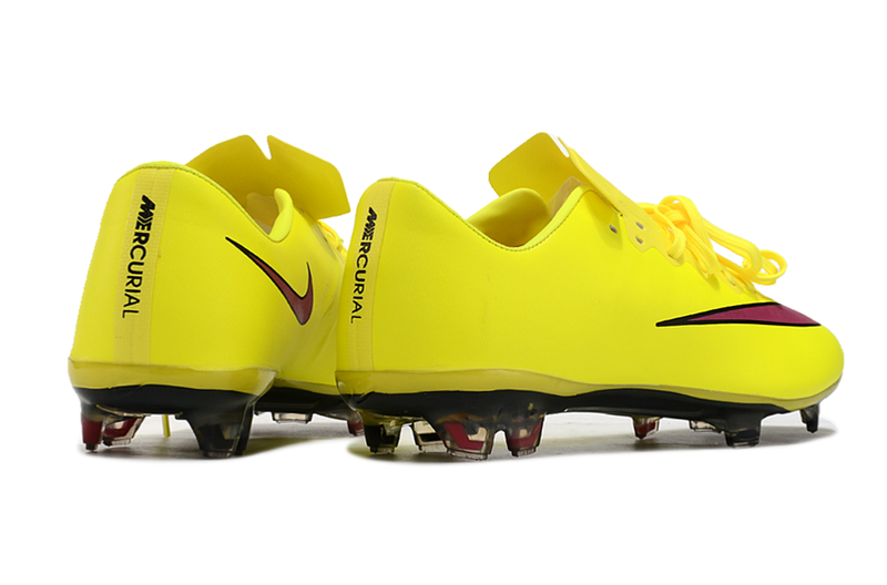 Nike Retro Mercurial Vapor 10 FG Yellow and Pink Football Boots 