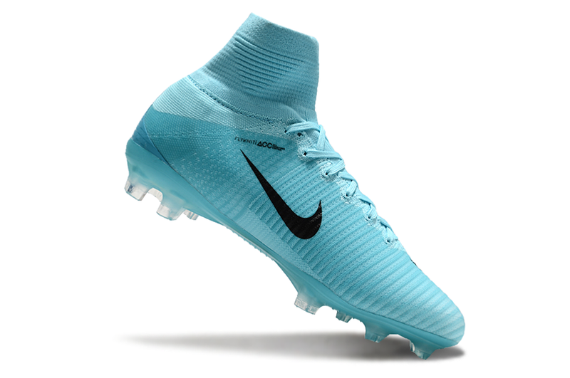 Chuteira Campo Nike Retrô Mercurial Superfly 5 FG Azul