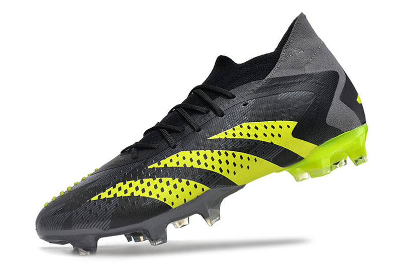 Chuteira Campo Adidas Predator Accuracy.1 FG Preta e Verde "Crazycharged Pack"