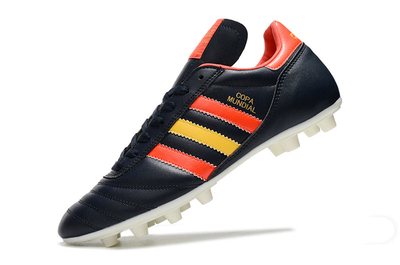 Chuteira Campo Adidas Copa Mundial FG Preta, Vermelho e Amarelo "Spain"