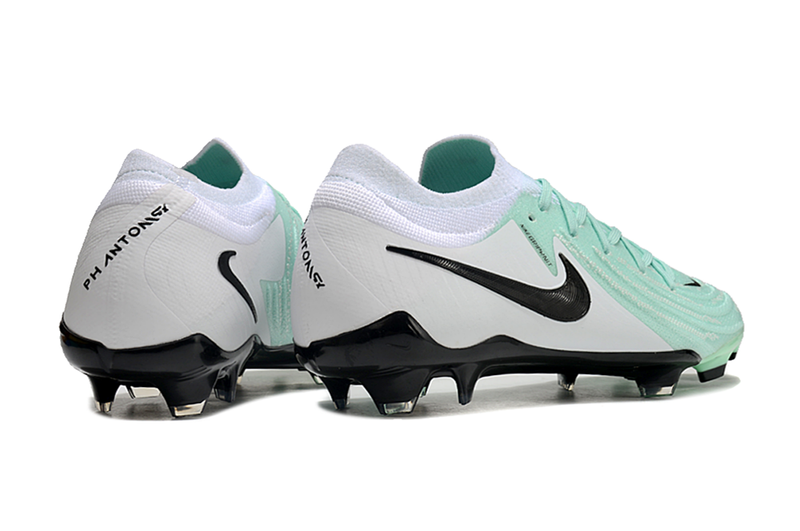 Chuteira Campo Nike Phantom GX 2 Elite FG Branca e Verde