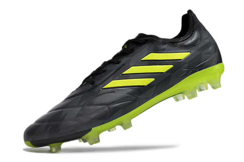 Adidas Copa Pure.1 FG Black and Green "Crazycharged Pack" Field Boots