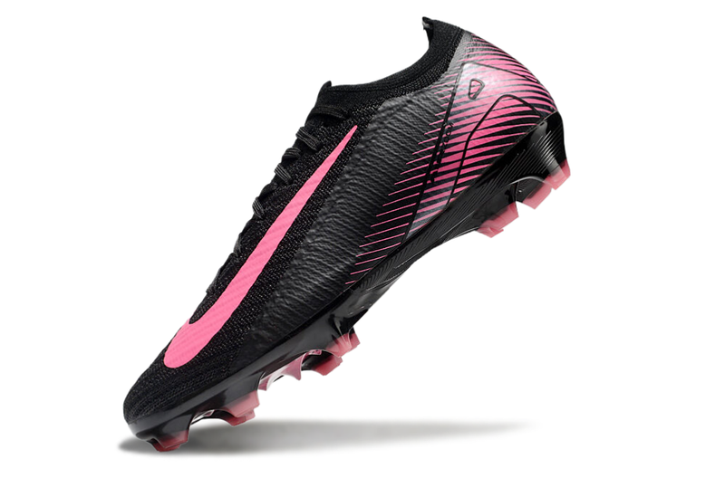 Chuteira Campo Nike Air Zoom Mercurial Vapor 16 Elite FG Preta e Rosa