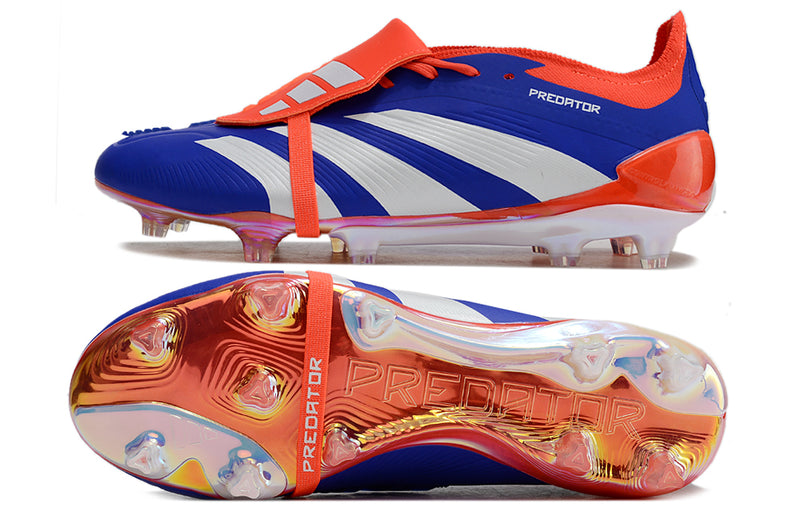 Adidas Predator FT 30 Elite FG Blue, Red and White "Advancement Pack" Field Boots