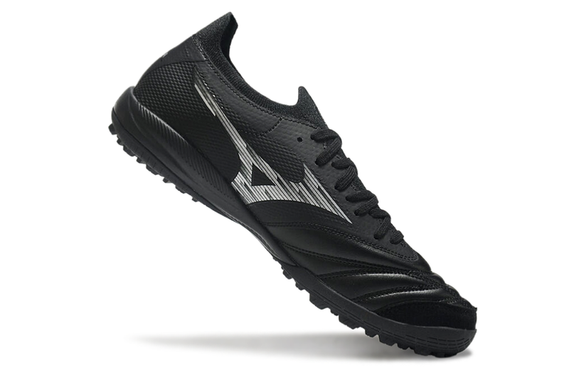 Chuteira Society Mizuno Morelia Neo Sala TF Preta