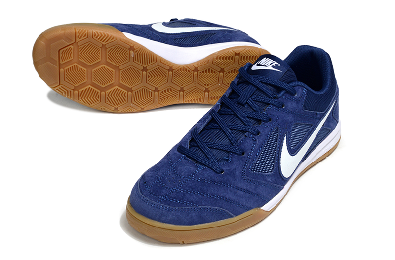 Chuteira Futsal Supreme X Nike SB Gato IC Azul e Branca