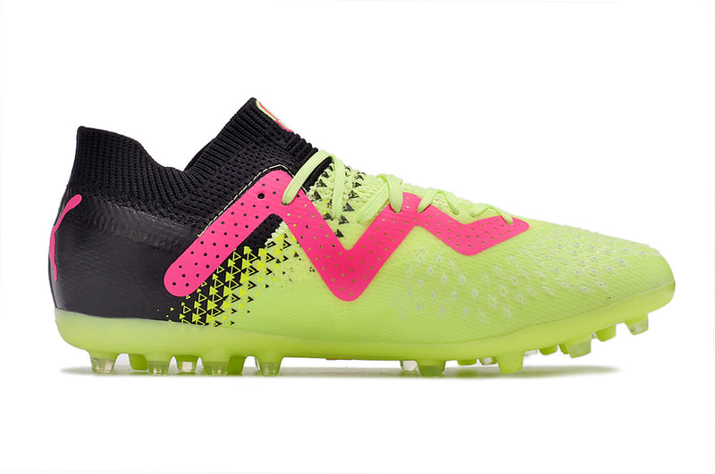 Puma Future Ultimate MG Black, Green and Pink "Tricks Pack" Society Football Boots