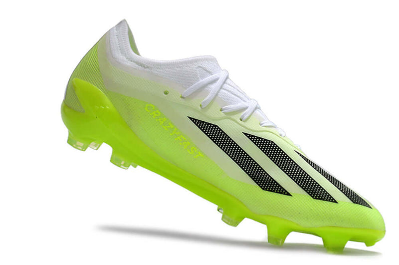 Bota de futbol Adidas CrazyFast.1 FG en blanc i verd "Crazyrush Pack"