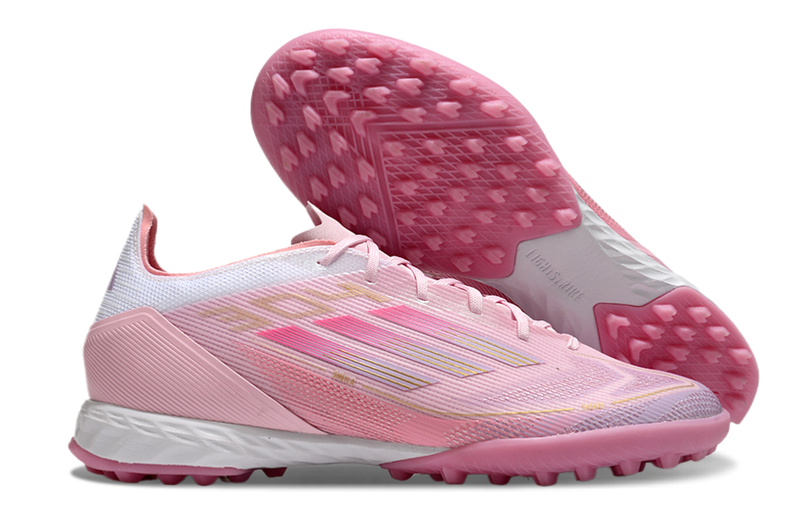 Chuteira Society Adidas F50 TF Rosa "LY304"