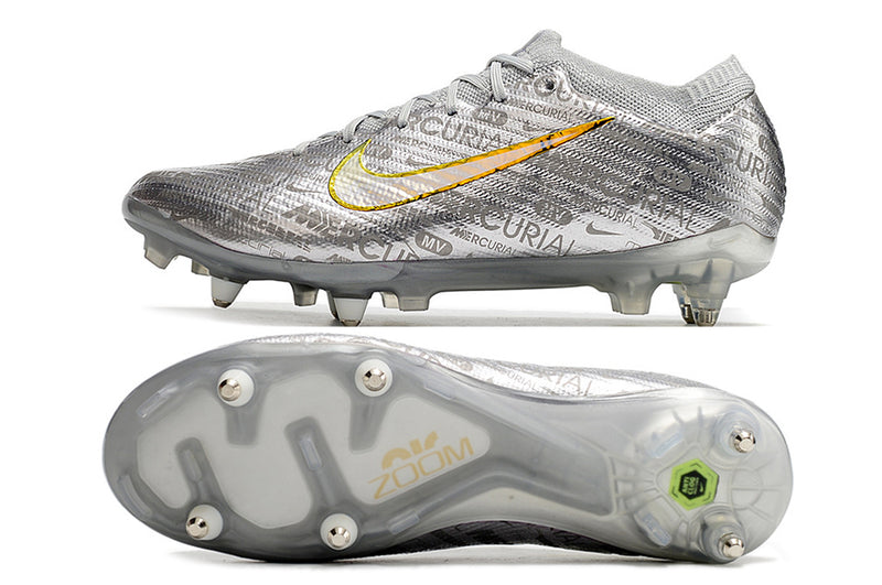 Bota de futbol Nike Air Zoom Mercurial Vapor 15 Elite Plata amb punta d'alumini "Paquet aniversari 25 anys"