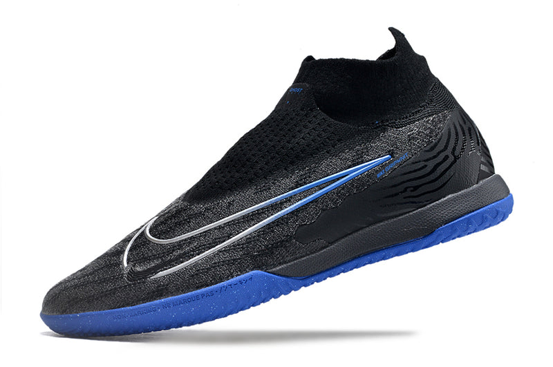 Botes de futbol sala Nike Phantom GX DF Elite IC negre i blau "Shadow Pack"