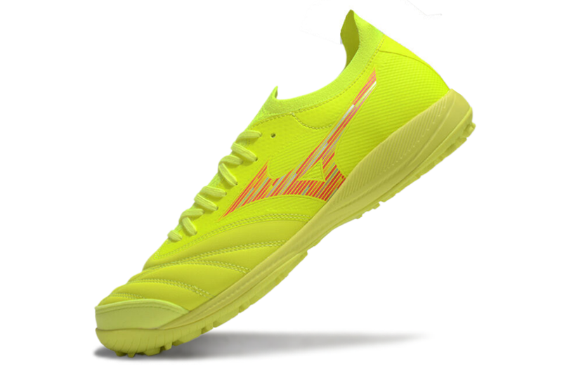 Chuteira Society Mizuno Morelia Neo Sala TF Amarelo