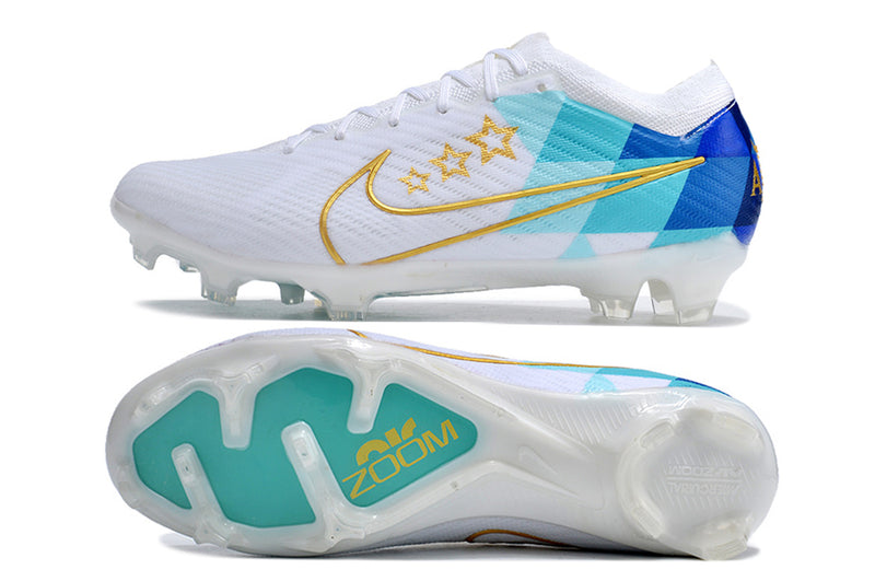 Nike Air Zoom Mercurial Vapor 15 Elite FG White and Blue 'Enzo Fernández' Football Boots