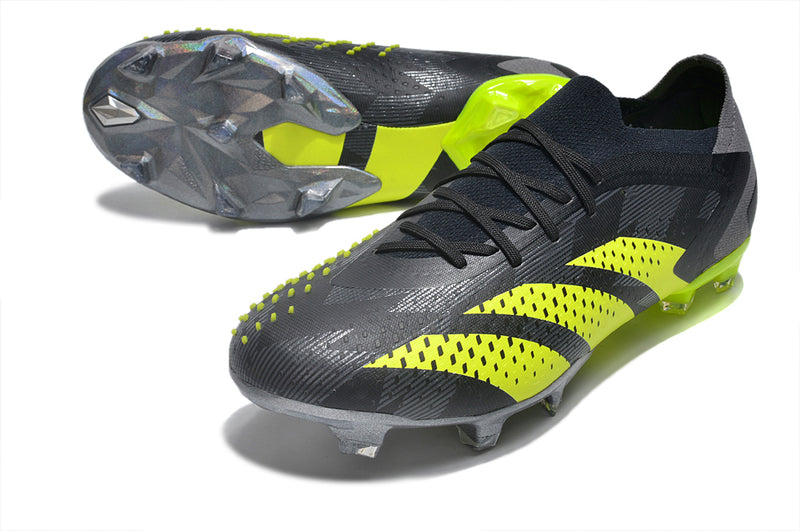 Adidas Predator Accuracy.1 FG Low Black and Green "Crazycharged Pack" Field Boots