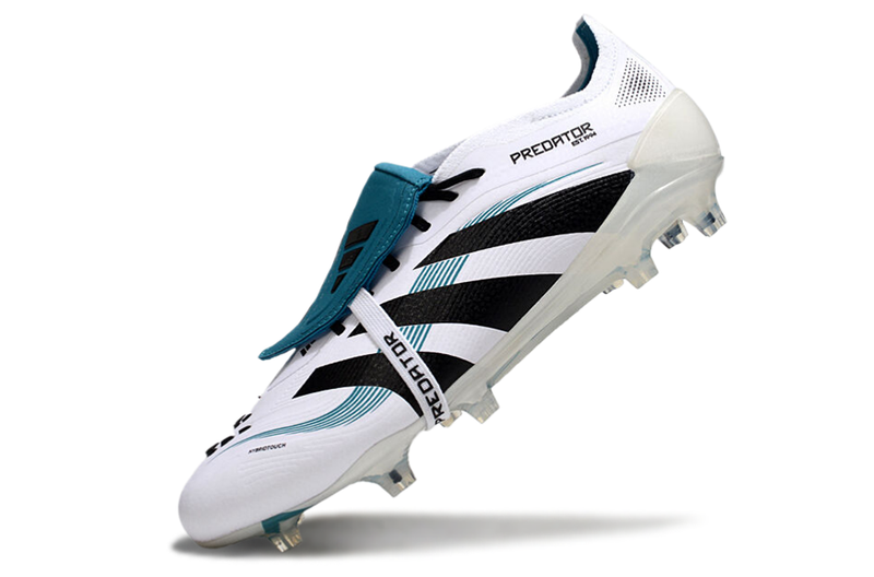 Chuteira Campo Adidas Predator FT 30 Elite FG Branca e Azul