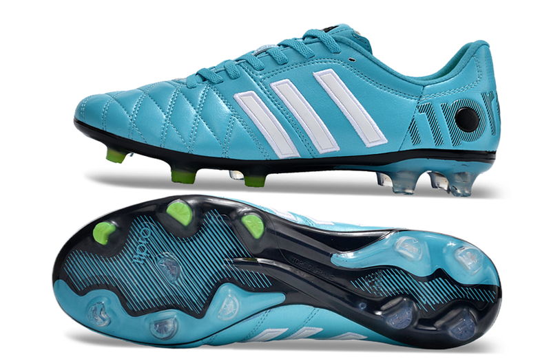 Adidas AdiPure 11 Pro FG Blue and White Field Boots