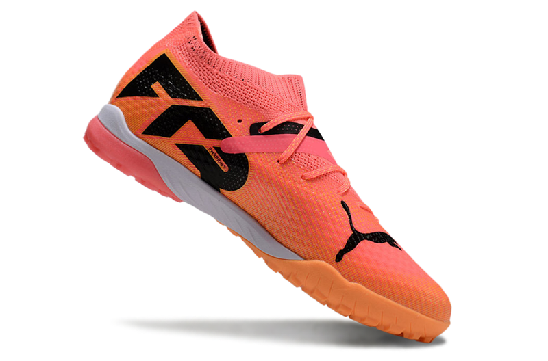 Puma Future 7 TF Orange and Pink "Olympic x Tricks" Soccer Cleats 