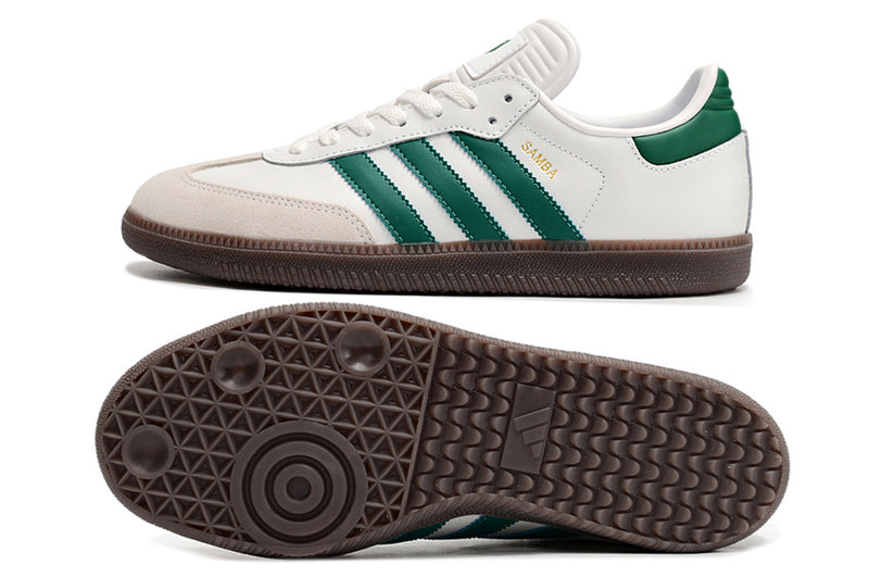 Chuteira Futsal Adidas Lionel Messi x Samba IC Branca e Verde