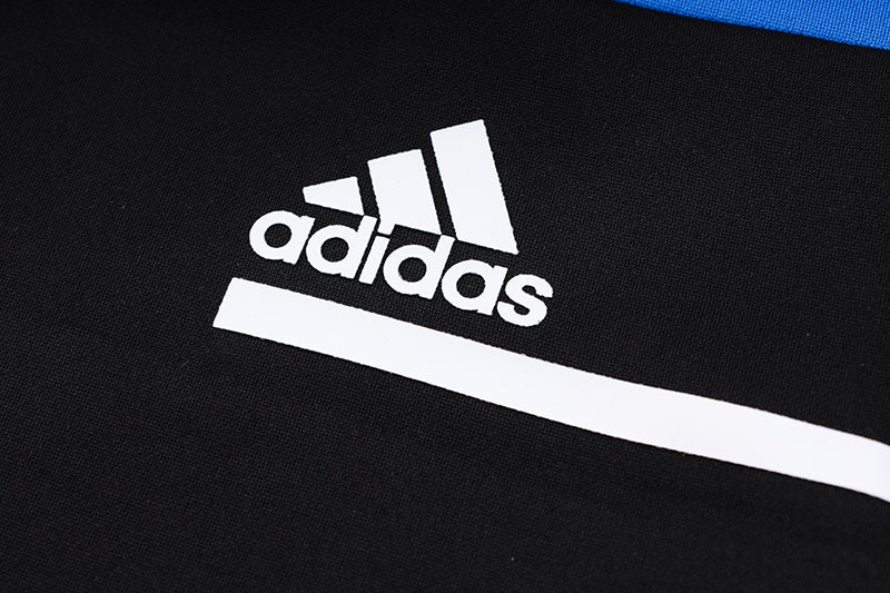 Adidas Sportswear Sweatshirt Set with Blue and Black Cap