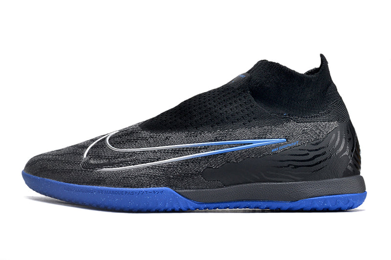 Botes de futbol sala Nike Phantom GX DF Elite IC negre i blau "Shadow Pack"