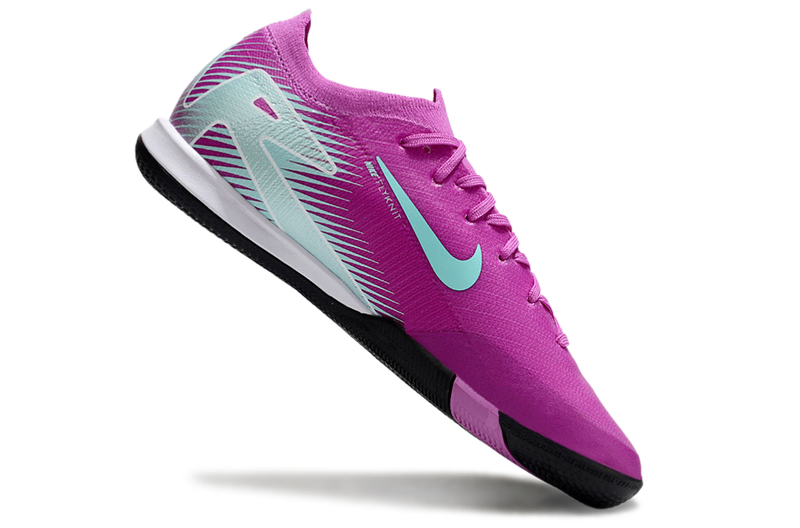 Chuteira Futsal Nike Air Zoom Mercurial Vapor 16 Elite IC Rosa e Verde