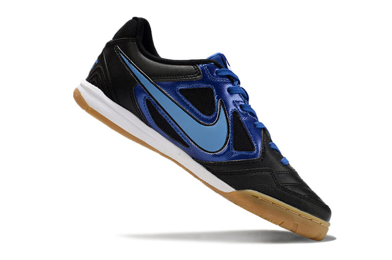 Chuteira Futsal Supreme x Nike SB Gato IC Preto e Azul