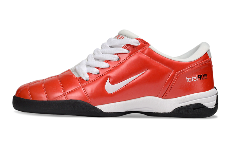 Chuteira Futsal Nike Total 90 IC Vermelha e Branca
