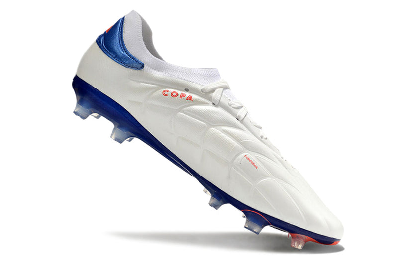 Adidas Copa Pure II + FG White, Blue and Red "Advancement Pack" Field Boots