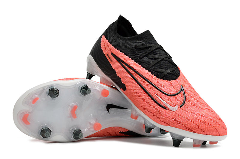 Chuteira Campo Nike Phantom GX Elite Trava Mista Preta e Vermelha "Ready Pack'