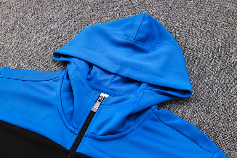 Adidas Sportswear Sweatshirt Set with Blue and Black Cap