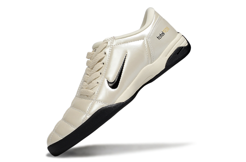 Chuteira Futsal Nike Total 90 IC Creme e Preto