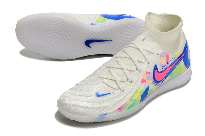 Nike Phantom Luna Elite IC Futsal Boot White, Blue and Pink "Rainbow Pack"