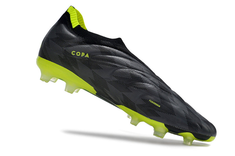 Adidas Copa Pure+ FG Black and Green "Crazycharged Pack" Field Boots