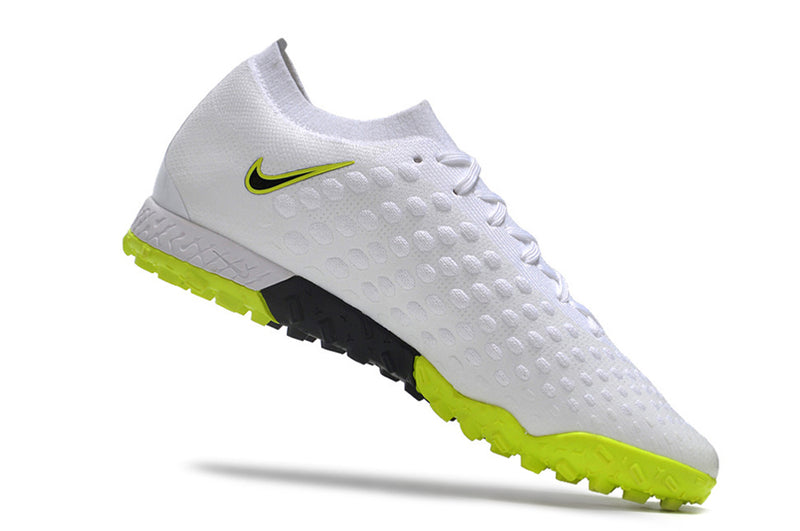 Nike Phantom Ultra Venom Elite TF White and Green Soccer Cleats