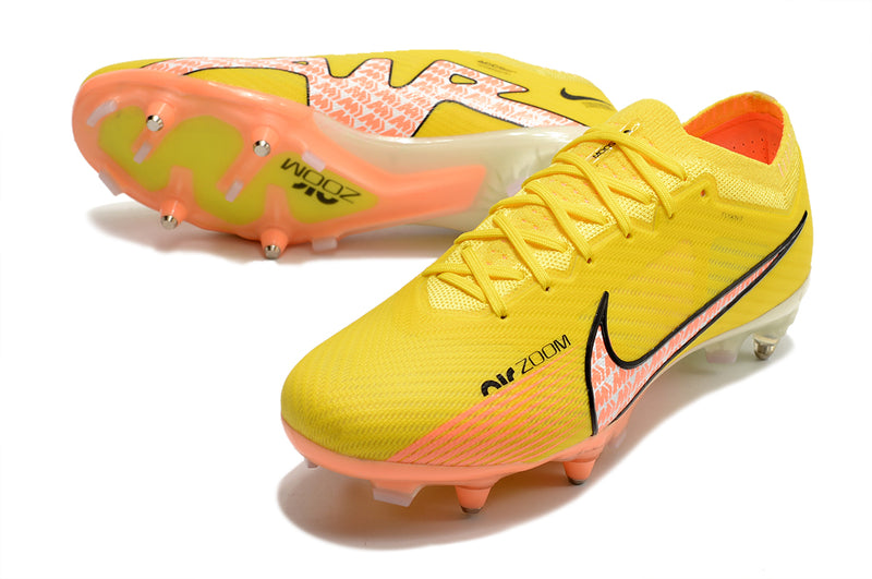 Nike Air Zoom Mercurial Vapor 15 Elite Aluminum Spike Yellow "Lucent Pack" Football Boots