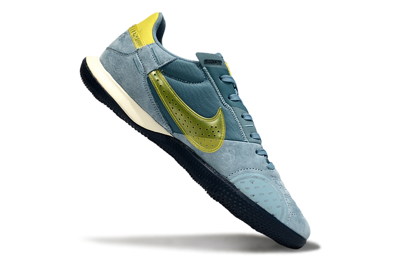 Chuteira Futsal Nike StreetGato IC Azul e Amarelo