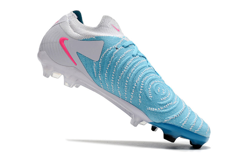 Bota de futbol Nike Phantom GX 2 Elite FG gris, blau i rosa 