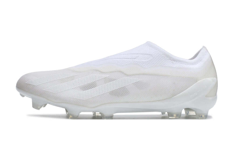 Velocidade é com a nova Adidas X CrazyFast.1 LL FG Branca "Pearlized Pack" na Farda de Boleiro, Garanta a qualidade de Jogadores Profissionais Elite!