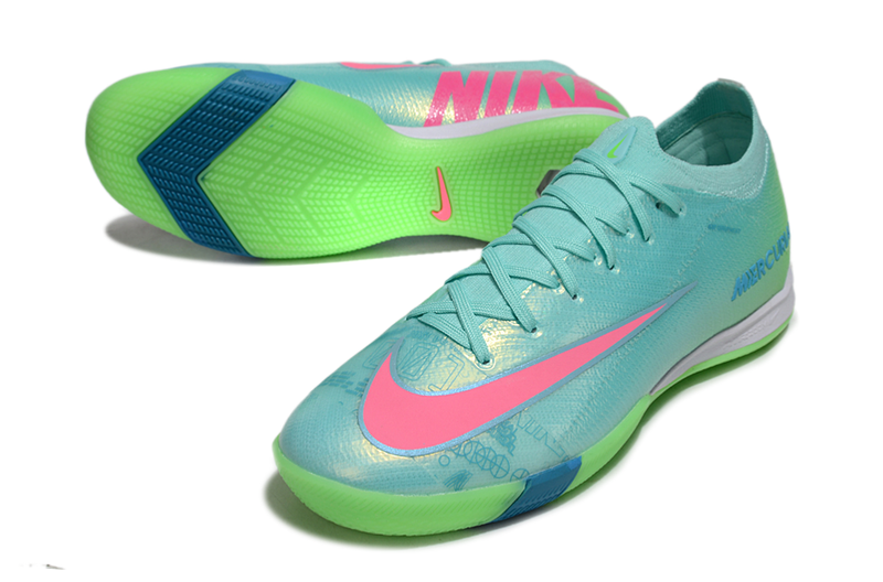 Chuteira Futsal Nike Air Zoom Mercurial Vapor 16 Elite IC Verde "Cosmic Speed"