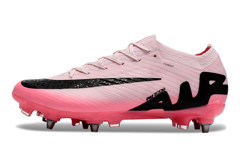 Bota de futbol Nike Air Zoom Mercurial Vapor 15 Elite Trava Mixte rosa i negre "Mad Brilliance Pack"