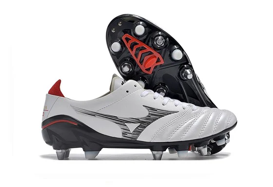 Mizuno Morelia Neo 4 Mixed White and Black Cleat