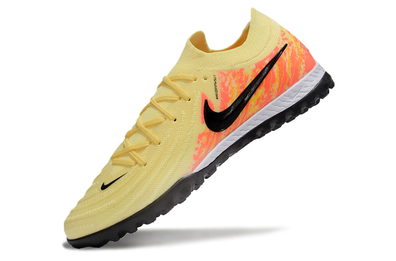 Chuteira Society Nike Phantom GX 2 Elite TF Amarela e Laranja