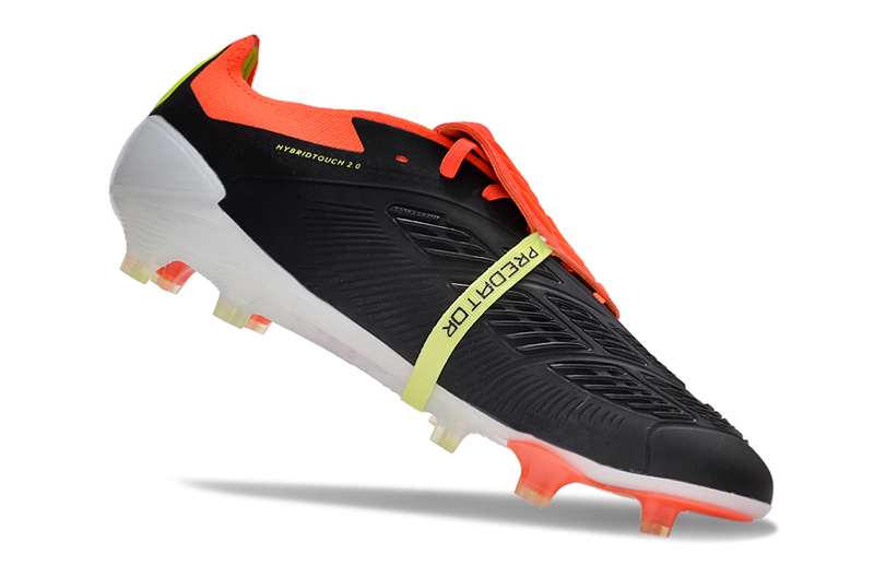 Adidas Predator FT 30 Elite FG Black, Orange and White "Solar Energy Pack" Field Boots 