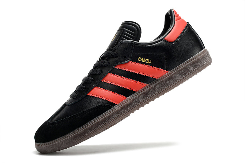 Chuteira Futsal Adidas Lionel Messi x Samba IC Preto e Vermelho