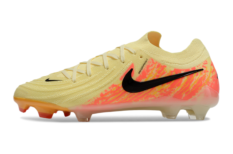 Chuteira Campo Nike Phantom GX 2 Elite FG Amarelo e Laranja